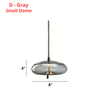 Scandinavian Rope And Glass Pendant Lights