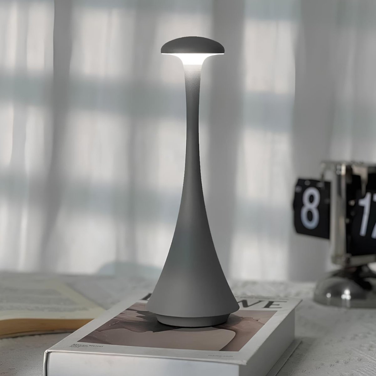 LumaVibe | Lampada Touch Wireless, Elegante Contemporanea e Dimmerabile