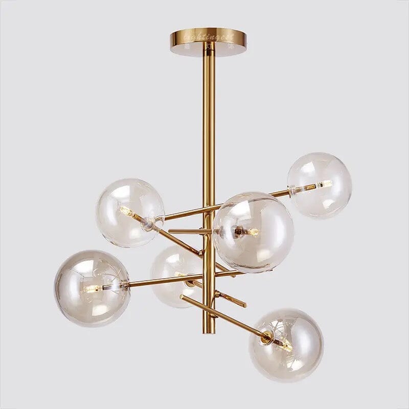 Kairo Bubble Pendant Light In Iron Resin Chandelier