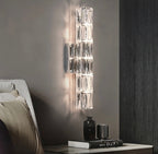 Vellara Crystal Wall Lamp In Stainless Steel LED G4