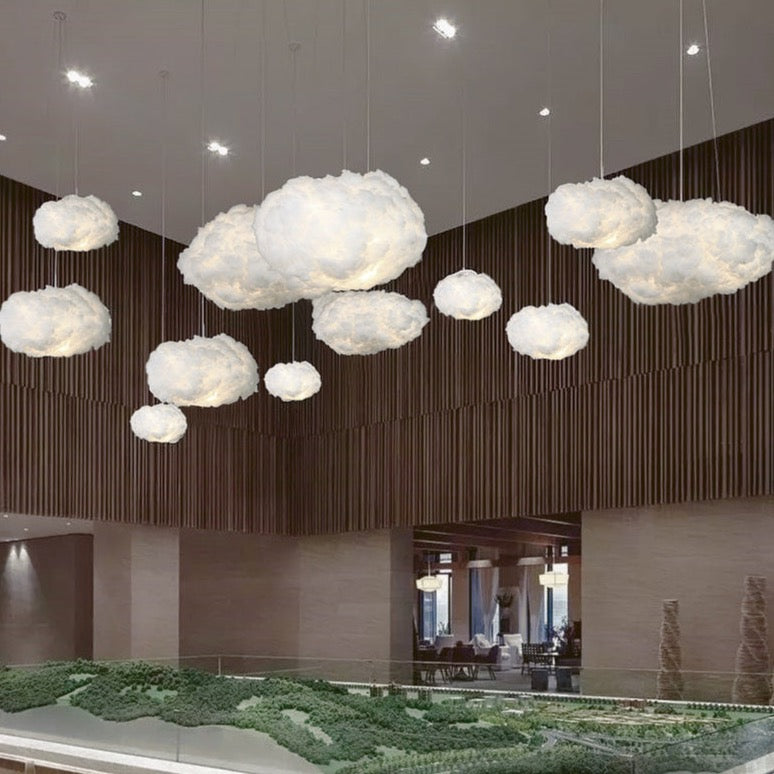 AeroLume Cloud Diffused Cotton Ceiling Pendant Light