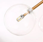 Kairo Bubble Pendant Light In Iron Resin Chandelier