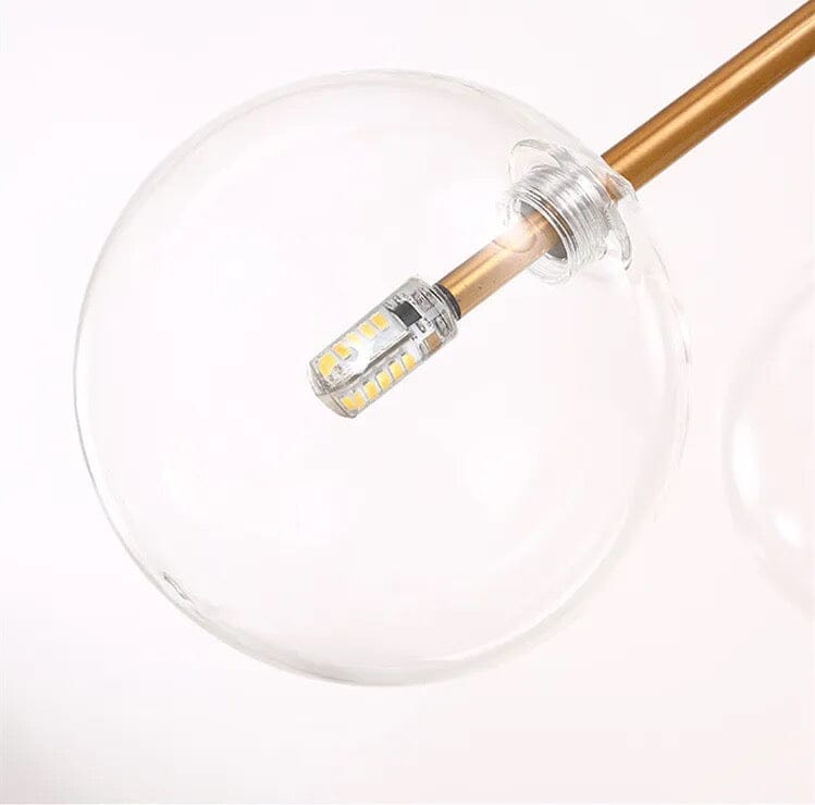 Kairo Bubble Pendant Light In Iron Resin Chandelier