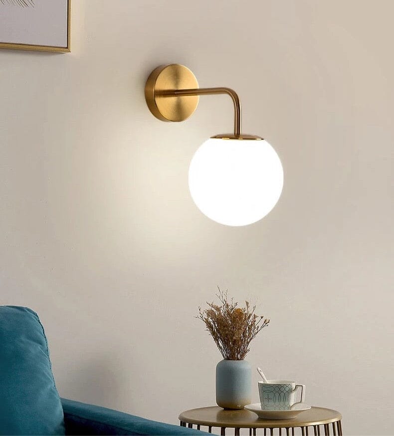 Lumanova Wall Lamp Iron Frame With Warm Glow And Elegant Finish