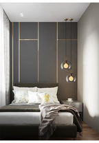 מנורת תלייה גלילית סולארה עם כיסוי זכוכית שקוף