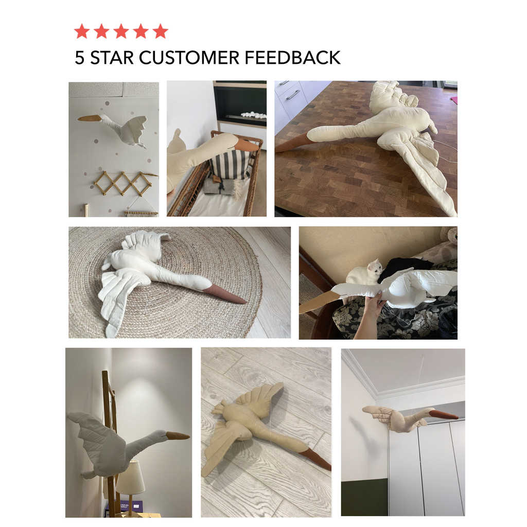 AeroSwan Glide Nursery Mobile For Kids Three Color Options