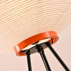 Lampada da terra in carta di riso HikariZen stile giapponese minimalista