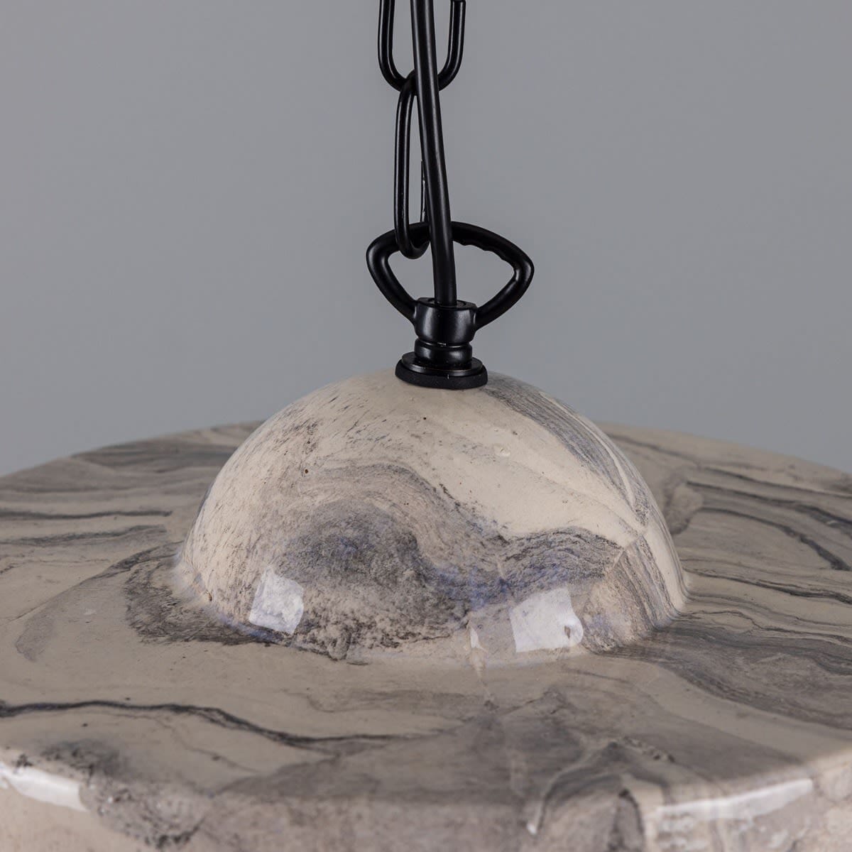 מנורת תלייה מארבל אורליה, מודרנית מחצית המאה בעבודת יד