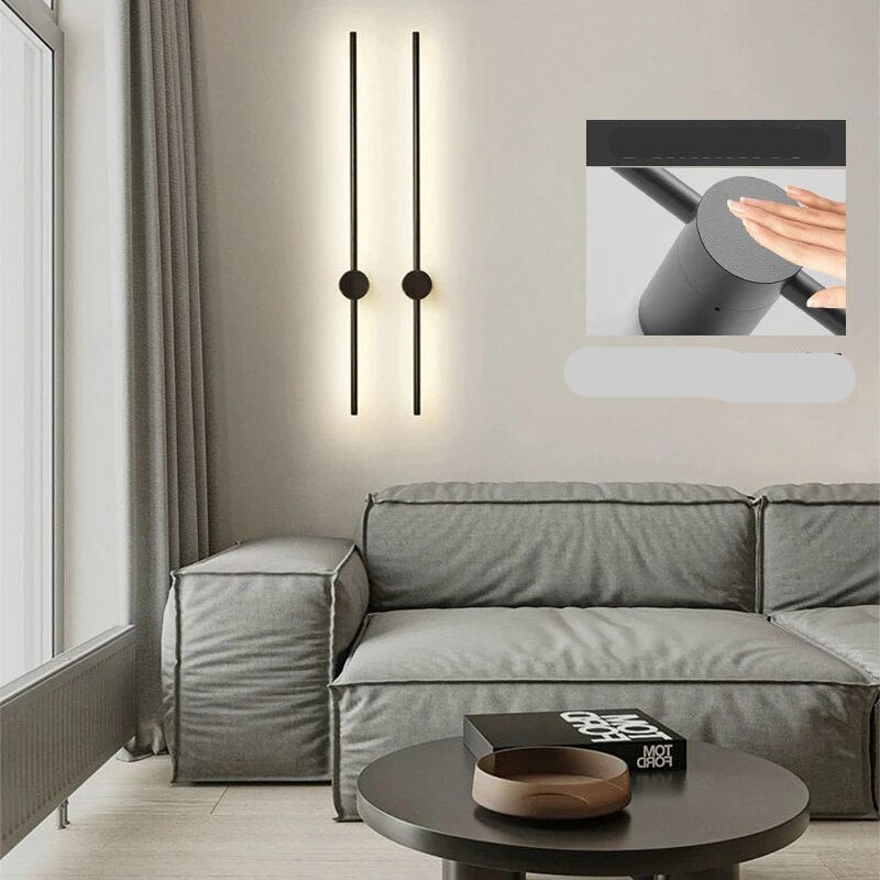 FjordGlow Minimalist Wall Lamp Soft Ambient Nordic LED
