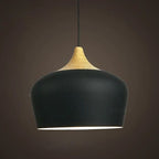 Lágy pasztell fém és fa függeszték lámpák