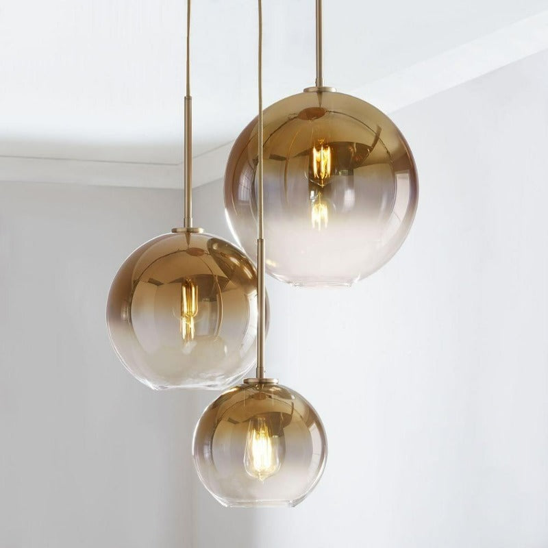 Marinelle | Contemporary Glass Globe Pendant Lights