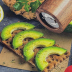 סט מטחנות מלח ופלפל מעץ אקציה פרימיום SylvaLuxe