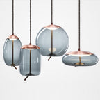 Scandinavian Rope And Glass Pendant Lights