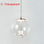 Scandinavian Rope And Glass Pendant Lights