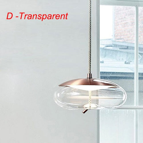 Scandinavian Rope And Glass Pendant Lights