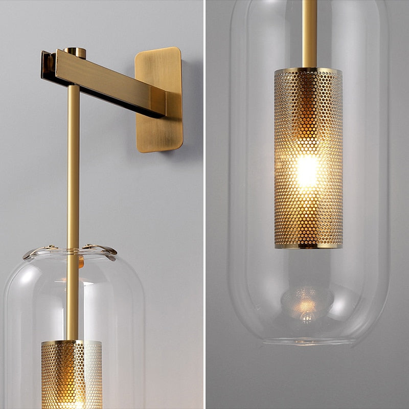 Evara | Modern Glass Wall Sconce