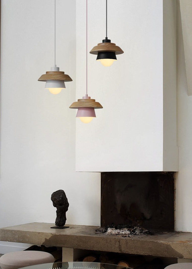 Modern Scandinavian Wooden Pendant Light