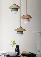 Modern Scandinavian Wooden Pendant Light