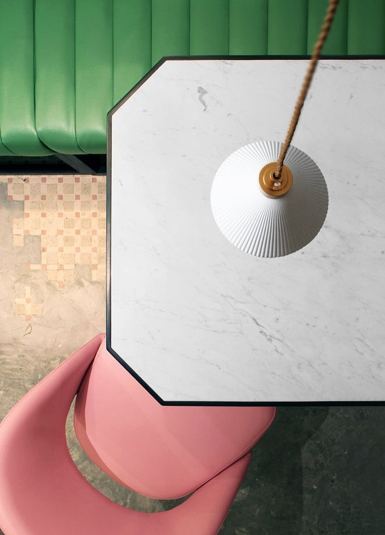 Marlo | Lampade a sospensione moderne in ceramica bianca