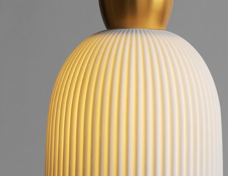 Marlo | Lampade a sospensione moderne in ceramica bianca