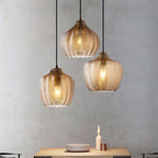 Marlo | Pendant Lights in Textured Glass