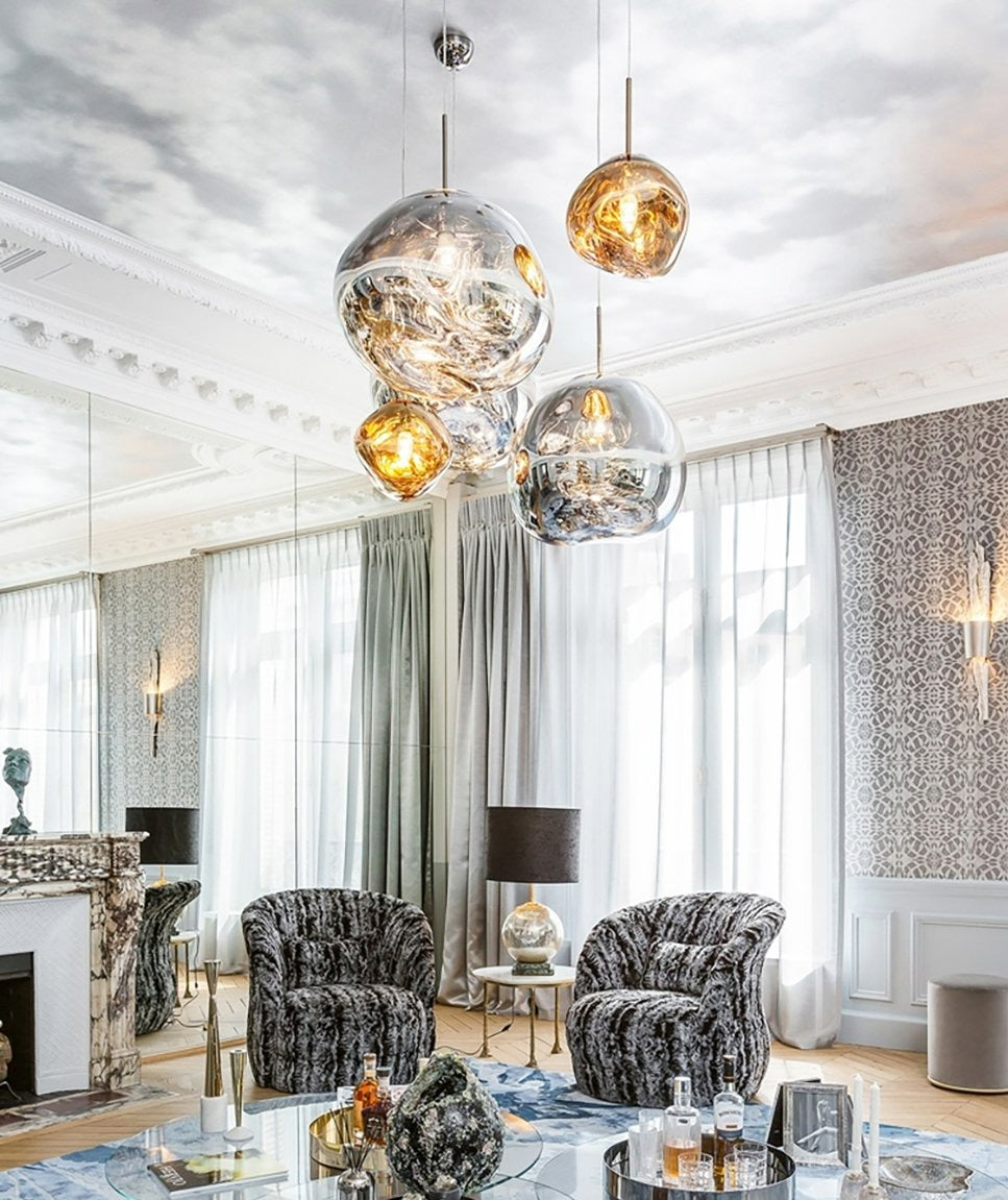 Vibrant Twisted Pendant Lights