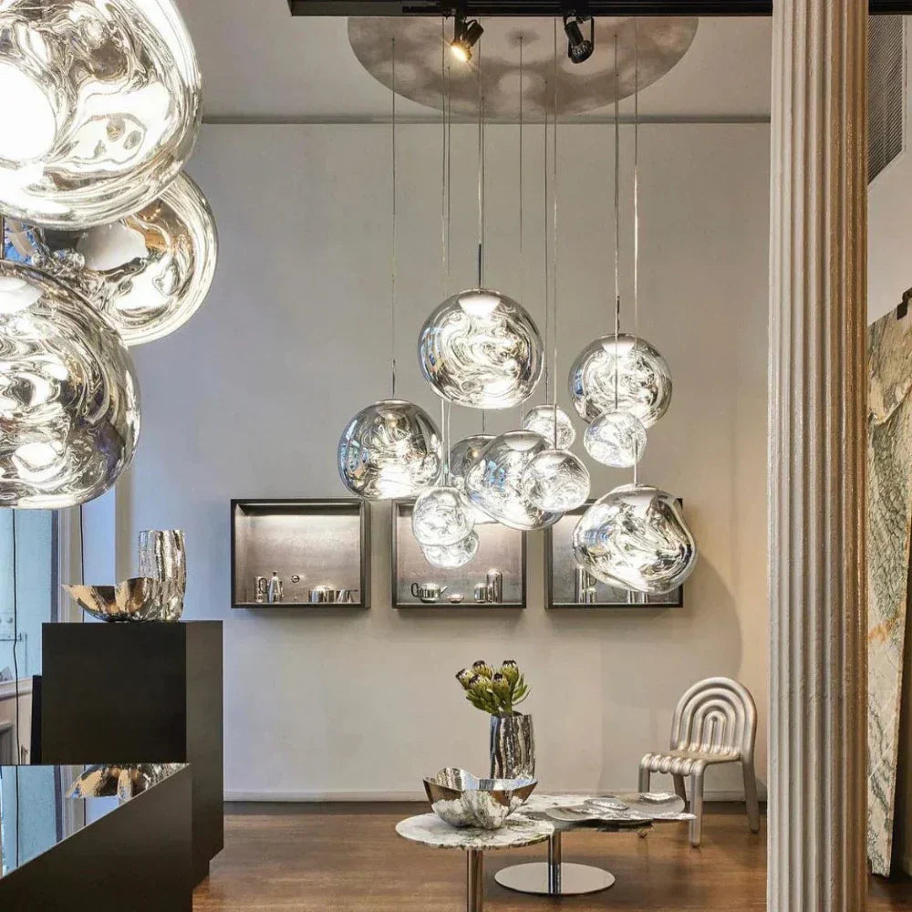 Vibrant Twisted Pendant Lights