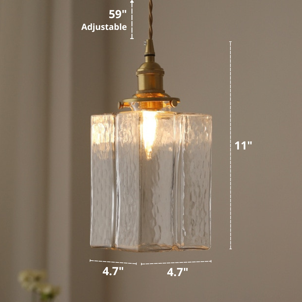 Velora | Vintage-Style Glass Pendant Lights