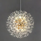 Lunaria | Lampada a sospensione a LED in cristallo per un'eleganza eterea