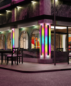 נובהגלואו תאורת קיר RGB עמידה למים לשימוש פנימי וחיצוני