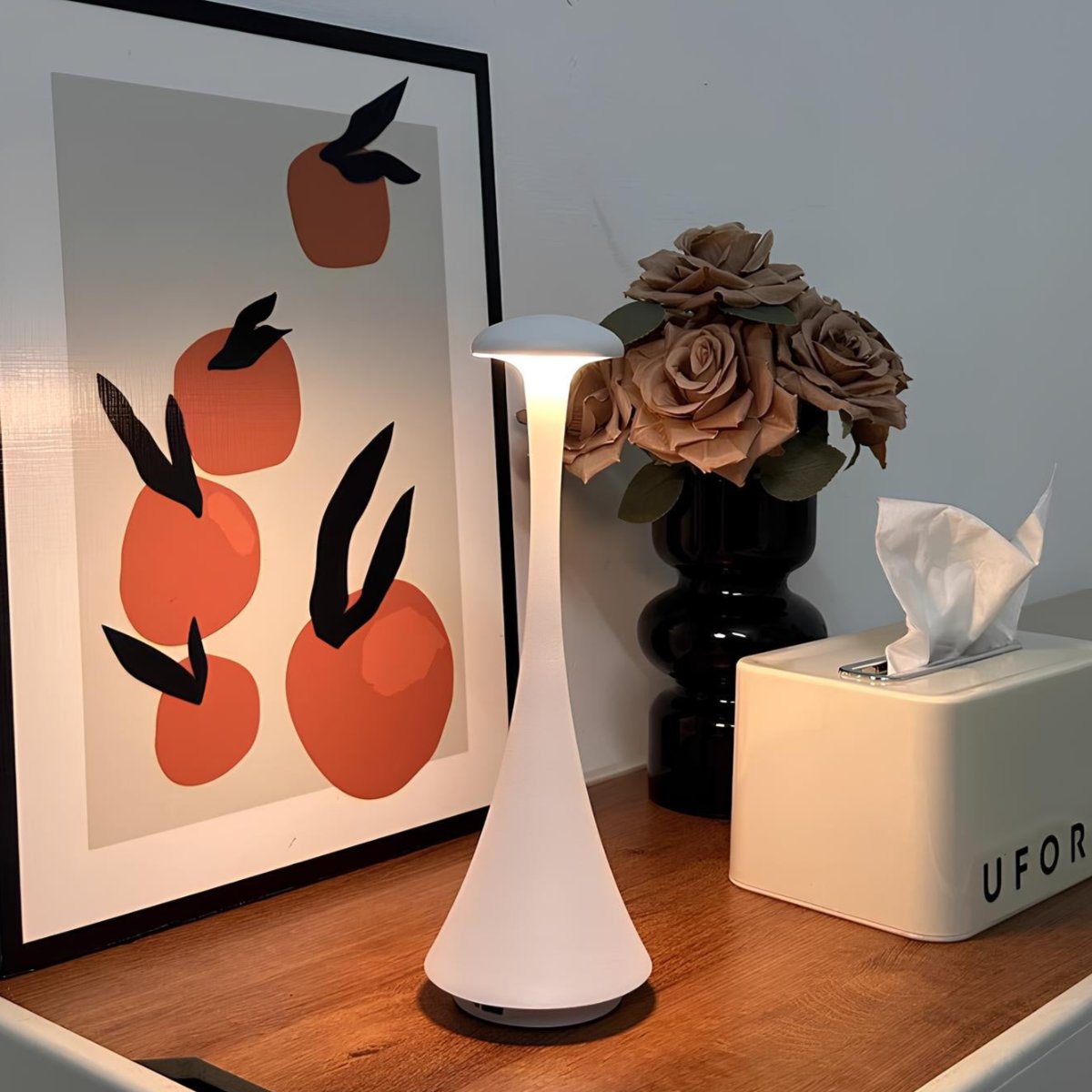 LumaVibe | Lampada Touch Wireless, Elegante Contemporanea e Dimmerabile