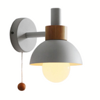 Colorful Scandinavian Wall Sconce With Pull Switch